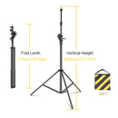 Light C Stand 1.6-4M Metal Tripod Crossbar Arm Magic Photography Equip Heavy Duty Studio Photo Accessory lighting Boom Arm