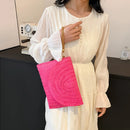 Summer Beach Straw Clutch Bag Cute Crossbody Bag for Women Travel Shoulder Bags Purse Ladies Casual Wicker Handbags