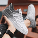Fashion Men Casual Shoes Spring Men Sneakers Men Vulcanize Shoes White All-match Shoes Male Flats Lace-up Platform Tennis Shoe