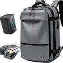 Vacuum Compression Backpack with Vacuum Pump Expandable Travel Backpack for Men Women Airline Approved Business Bag 60L