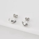 ANDYWEN 100% 925 Sterling Silver Gold Three Screw Piercing CZ Clips New 2022 Pendientes Women Wedding Fine Jewelry