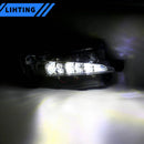 LED DRL Fog Lamp For Toyota Corolla LE/XLE 2017 2018 2019 Daytime Running Lights Bumper Driving Ry Wires Switch Wateproof