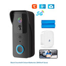 5G 2.4G WLAN Video Türklingel 1080P Tuya Smart Outdoor Funk-Gegensprechanlage Wasserdichte Wireless Kamera mit AC/DC-Stromversorgung