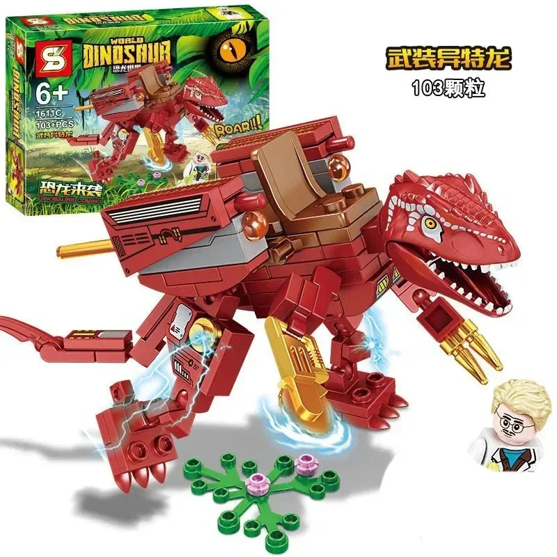 Prehistoric Planet Jurassic Age Dinosaur Brick Compatible Legodinosaur Developmental Toy Building Block Brick Toys Gifts Boy