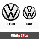 1/2Pcs Car Front Bonnet Grill Rear Trunk Emblem Logo Cover For Volkswagen VW Golf 6 Mk6 Golf 7 7.5 8 VARIANT Polo 2013-2023