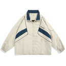 Hip Hop Varsity Jacket Men High Street Patchwork Color Block Windbreaker Coats Women Spring Autumn Thin Fashion College Jackets