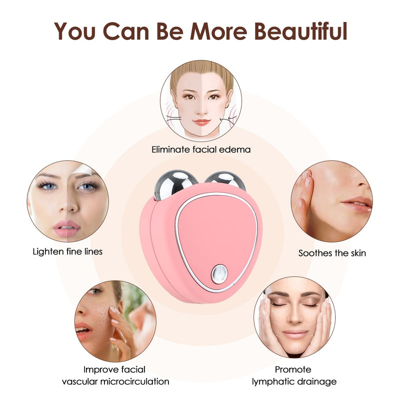 Electric Micro Current Face Massager Lifter Face Massager Lifting And Firming Beauty Instrument Fat Burning Slimming Device