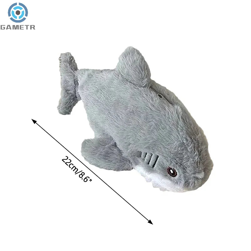 1PC Cute Plush Shark Pencil Case Student Stationery School Supplies Kawaii Doll Back To School Storage Bag Pen Bag Stationery