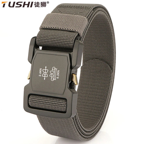 TUSHI Neues Herren Gürtel Outdoor Jagd Taktik Gürtel Multifunktionale Schnalle Nylongürtel Hochwertiger Marine Corps Segeltuchgürtel
