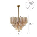 The Amber Atelier | Hand-Set Murano Glass Chandelier