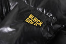 The Obsidian Down | Hand-Crafted Shiny Puffer with White Duck Down Insulation
