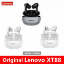 NEU Original Lenovo XT88 TWS Kabelloser Kopfhörer Bluetooth 5.3 Dual Stereo Rauschunterdrückung Bass Touch-Steuerung Lange Standby-Zeit Headset