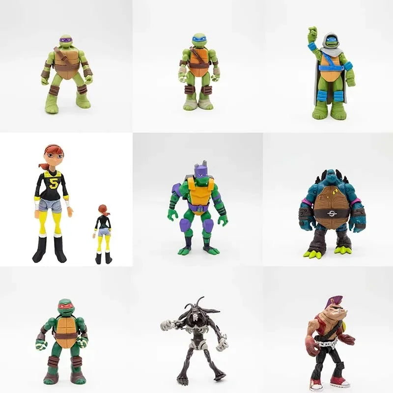 Teenages Mutants Ninjas Turtles Playmates Toy Movie Version Michelangelo Donatello Action Figure Model Toys Children Gifts