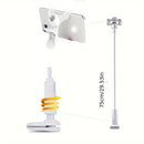 Phone Clip on Stand Holder with Grip Flexible Long Arm Gooseneck Lazy Bracket Mount Clamp for IPhone 15 Pro Max  Accessories New
