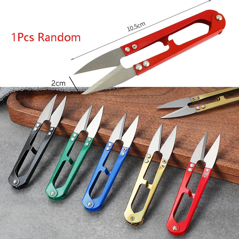 Folding Scissors Pocket Travel Small Crafts Sharp Blade Emergency Mini Foldable Travel Embroidery Scissor Thread Tailor Scissors