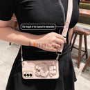 Handy-Kaninchen-Halterung für Umhängeband mit Galvanisierung für Samsung Galaxy A14 A21S A20S A22 A23 A24 A25 A31 A42 A32 A33 A34 Hülle