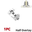 ZEXEF Stainless Steel Hydraulic Hinges Cabinet Door Spring Hinge Damper Buffer Quiet Closing Kitchen Cupboard Furniture Hardware
