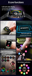 New Outdoor Military Man Smart Watch Men Bluetooth Call Smartwatch Android IOS IP67 Waterproof Ftiness Watches For Android IOS