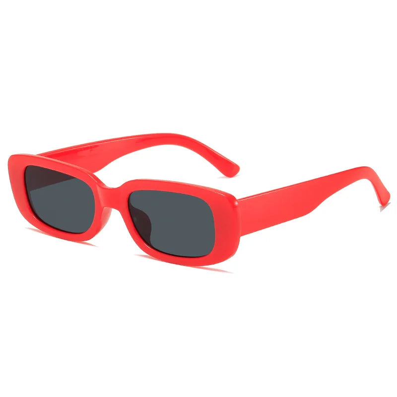 2023 New Retro Small Sunglasses Men's and Women's Fashion Trendy Vintage Popular Square Frame Rectangle Sunglasses UV Protection