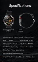 The Trail Sentinel | 2026 Outdoor Smart Watch — HD AMOLED, 10ATM Waterproof, 100+ Sports Modes