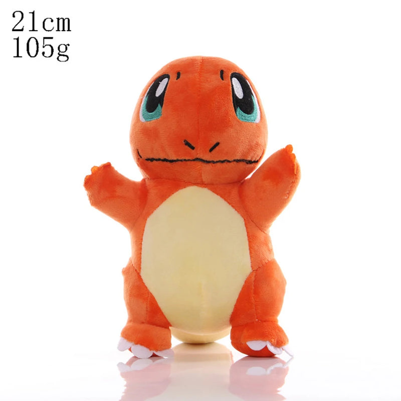 TAKARA TOMY Pokemon 17~25cm Pikachu Plush Toys Stuffed Toys Japan Movie Charmander Anime Dolls Christmas Birthday Gifts for Kids