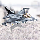 521pcs Military Series Fighter Plane Assembly Building Blocks Model Children's Educational Toys For Christmas Gifts