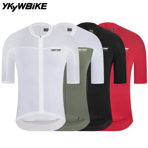 YKYWBIKE Men Cycling Jersey 2026 Racing Pro Summer Bicycle Shirt Short Sleeve Road Bike MTB Tops Biking Clothing Breathable