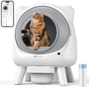 Amicura CuraX1 80+8L Self Cleaning Litter Box Open Top Automatic Toilet for Cats Cat Automatic Toilet Special Large  APP Control