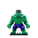Anime Figure Marvel Superhero Mini Building Block Doll The Hulk Iron Man Assembly Building Block Toy Children's Birthday Gift