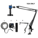 Yizhan 4K 48MP HDMI VGA USB Industrial Video Microscope For PCB Soldering 1080P HD Digital Camera 1-150X Zoom C Mount Lens 2K