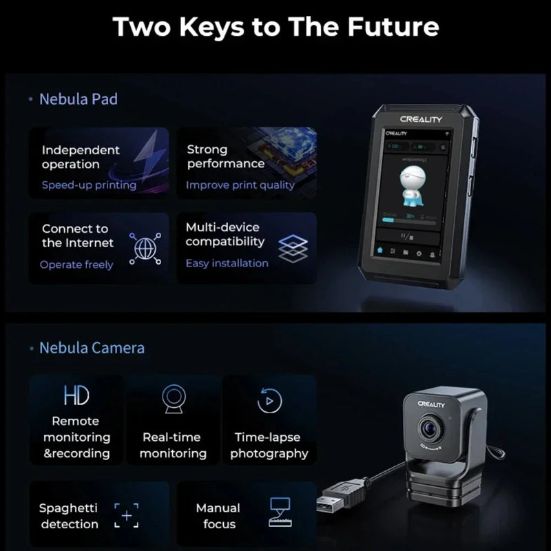 Creality Nebula Smart Kit with dual-core CPUand 4.3-inch touch screen USB interface for Ender 3 /Ender-3 Pro/ Ender-3 V2/V2 NEO