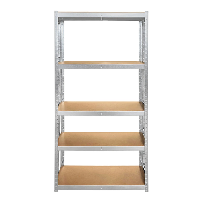 5 Tier Garage Shelves Metal Storage Shelves Rack,Heavy-Duty Shelving Units,Boltless Assembly for Warehouse Office,875kg Capacity