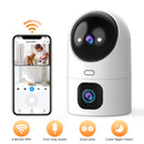 JOOAN 4K 6MP IP Camera Dual Lens Dual Screen CCTV Security Camera 5G WiFi Home Baby Monitor Auto Tracking Video Surveillance Cam