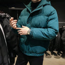 Solid Hooded Parkas Men Jacket Winter Puffer Mens Winter Jackets and Coats M-3XL 2022 Autumn New Arrivals