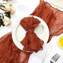 60Pcs 50x50cm Sage Green Napkins Boho Gauze Serving Table Decor Dinner Towel Cocktail For Wedding Thanksgiving Easter Decoration