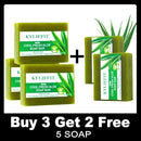 Aloe Brightening Soap Bar, Remove Dark Spots, Sun Spots, Acne, Oil Control, Clean Stains, Exfoliation, For Face and Body, 200g