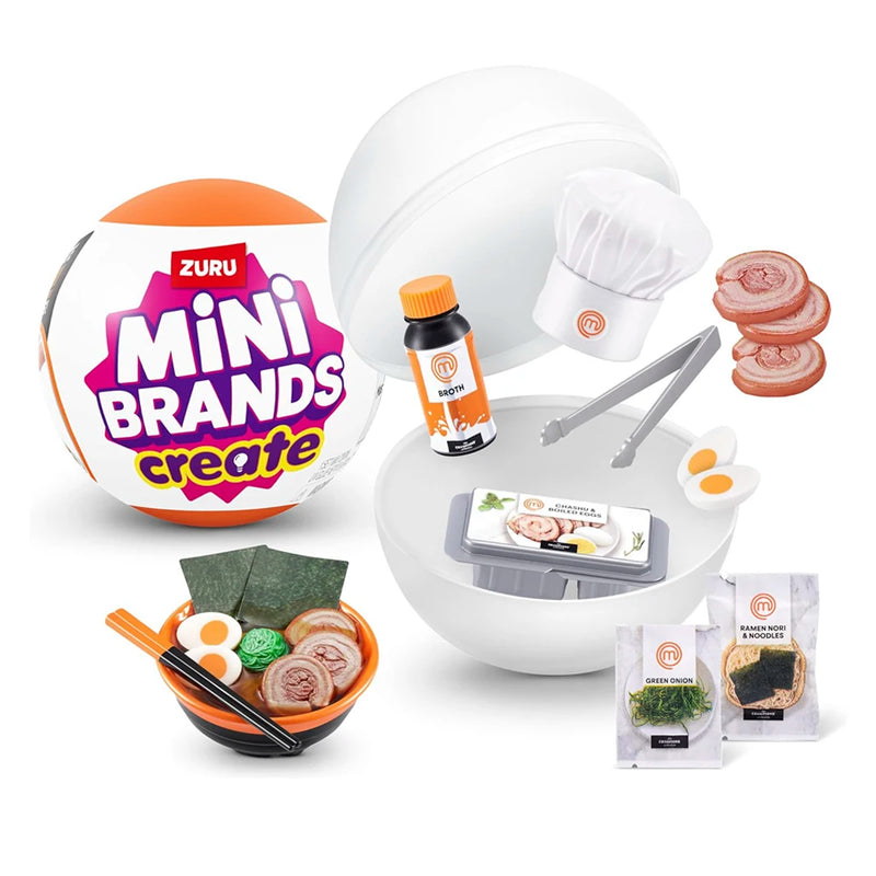 Mini Brands Mistery Box Create MasterChef Series 1 Capsule Real Miniature MasterChef Creations Collectible Blind Box Toy