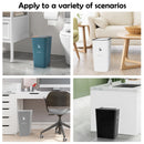 Trash Can with Lid, 3 Pack 4 Gallons/15 Liters Garbage Can with Press Top, Small Trash Can Dog Proof, Plastic Trash Bin, Waste