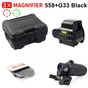 The Sightline Four | Holographic Reflex Sight with 3X Magnifier Combo