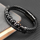 Jewelry 2022 Jewelry Chakra Men's Rosary Stainless Steel Chain Beads For Bracelets Genuine Leather Women Magnetic Natural Stone