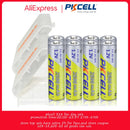 8PC PKCELL NIMH AA Battery 2600Mah 1.2V 2A Ni-Mh Double A Rechargeable Batteries And 2PC AA Flashlight Toys Battery Case Boxes