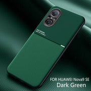 For Hauwei Nova 9 Case Leather Magnet Car Holde Phone Case For Huawei Nova 9 SE Huawey Nova9se Silicone Shockproof Back Cover