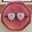 2026 Rosa Silber Farbe Zirkon Ohrstecker Für Frauen Ohrringe Mädchen Party Geschenk 1 Dollar Artikel Gothic kostenloser Versand y2k Schmuck Z7