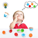 6-12PCS Educational Color Shape Matching Eggs Set Early Learning Puzzle Skills Montessori for Toddlers Easter Basket Stuffers