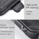 Storage Box Waterproof Shockproof Dustproof Pressure-Proof Airtight Container with Foam Case Holder Survival Tactical Equipments