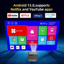 WZATCO P20 PLUS Android 13.0 Smart WiFi 6G 4K Full HD 1080P LCD LED Projector Auto Focus Video Home theater Proyectors with RJ45