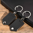 Personalized Photo Picture Leather Keychain, Free Engrave Text Image On Keyring, Customizable Chains for Husband Dad Gift