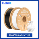 ELEGOO Rapid PETG Filament 1.75mm 1KG,High Speed 30-600mm/s 3D Printer Filament 1kg Fits for Most FDM 3D Printers
