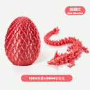 3D Printing Dragon Eggs 12 Inch Dragon Toy Easter Eggs Hinged Dragon Stress Relieving Toy Interior Decoration Office Decorations