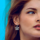925 Sterling Silber Liebe Schmetterling Bunte Serie Ohrhänger Für Frauen Mode Party Geschenke Elegante Schmuck Accessoires